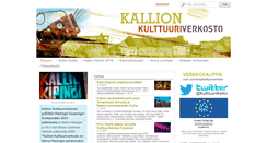 Desktop Screenshot of kallionkulttuuriverkosto.fi