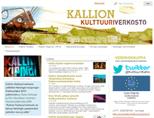 Tablet Screenshot of kallionkulttuuriverkosto.fi
